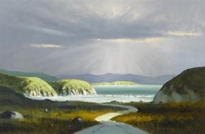 GUILFOYLE Paul 1950,LOOKING AT CLEW BAY, COUNTY MAYO,Whyte's IE 2017-12-11