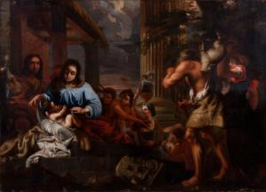 GUILLAUME CARLIER JEAN 1638-1675,Adoration des bergers,Millon & Associés FR 2014-12-17