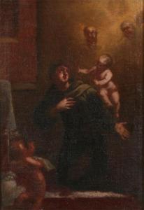 GUILLAUME CARLIER JEAN 1638-1675,Baby Jesus appears to Saint Anthony,Bernaerts BE 2009-11-16