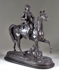 GUILLAUME Eugène,Equestrian study of a mounted soldier,19th Century,Canterbury Auction 2022-12-03