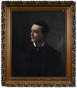 GUILLAUME Louis Mathieu Didier 1816-1892,Portrait of a Southern Gentleman,Brunk Auctions 2019-11-09
