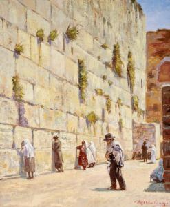 GUILLAUME Pierre 1954,The Wailing Wall,Shapiro Auctions US 2022-10-15