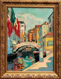 GUILLAUME Roger 1867-1943,Canal à Venise,1908,Cannes encheres, Appay-Debussy FR 2022-07-09