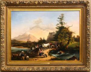 GUILLAUME,The French Countryside while crossing a river,California Auctioneers US 2018-09-02
