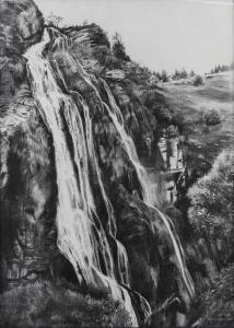 GUILLE Rosanne 1900-1900,The Powerscourt Waterfall, Enniskerry Co Wicklow,2005,Adams IE 2017-12-12