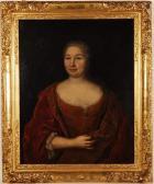 GUILLEBAUD Barthelemy 1687-1742,Portrait de Marie Anne Regain,Piguet CH 2007-03-14