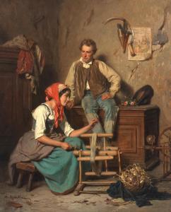 GUILLEMIN Alexandre Marie 1817-1880,Spinning a yarn,Bonhams GB 2022-11-22