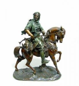 GUILLEMIN Emile Marie Auguste 1848-1870,Chasseur arabe à cheval,Blanchet FR 2011-01-28