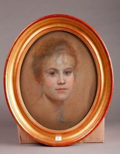 GUILLEMIN Jules 1866,Portrait de Femme,1917,Brissoneau FR 2020-03-25