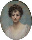 GUILLEMIN Jules 1866,Portrait of Mdm. Jocobson,19th Century,Hindman US 2019-05-03
