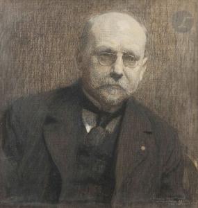 GUILLONNET Octave 1872-1967,Portrait d\’Henry Marcel,1916,Ader FR 2023-05-12