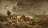 GUILLOT Donat 1800-1800,Paysan et son troupeau,Osenat FR 2011-06-12