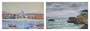GULBEK Herand 1880-1968,Trois huiles sur panneaux signés ,Saint Germain en Laye encheres-F. Laurent 2015-11-22
