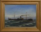 GULBRANDSEN Olaf 1873-1958,SHIP AT SEA,1911,McTear's GB 2021-08-11