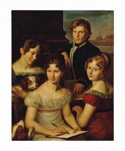 GULLAGER Christian 1759-1826,The music lesson,Christie's GB 2015-02-24