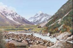 GULLY John P 1900,Mt. Cook, from the Hooker Valley,1972,Dunbar Sloane NZ 2007-05-15