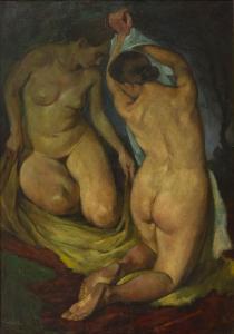 GULYAS SANDOR 1889-1974,Dopo il Bagno,1920/22,Bertolami Fine Arts IT 2023-01-30