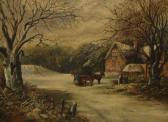 gummery j,Winter Landscape with Wood Gatherer by a Cottage,1883,Keys GB 2009-10-09