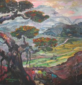 GUNAWAN Nuraeni Hendra 1949,Landscape,2006,Sidharta ID 2018-08-25