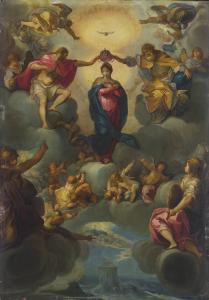 GUNDELACH Matthaus 1566-1653,THE CORONATION OF THE VIRGIN BY THE HOLY TRINITY,Sotheby's 2016-07-07