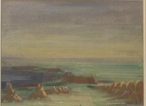 GUNN DAVID W 1924-1929,Coastal landscape,1922,Great Western GB 2022-08-10
