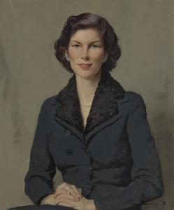 GUNN Herbert James,Pauline Gunn (1923 - 2006), The Artist's Daughter,1952,Christie's 2023-12-14