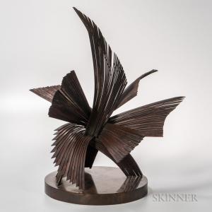 GUNN Homer 1919-2001,Modernist abstract sculpture,Skinner US 2018-06-21