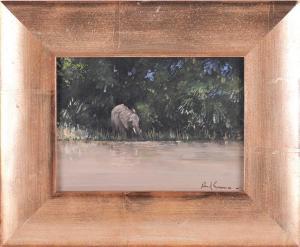 GUNN Paul 1934,Young Elephant Kapama S/A,Dawson's Auctioneers GB 2021-09-30