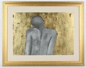 GUNNERY Paddy,abstract portrait of a male figure from the back,Ewbank Auctions GB 2022-10-26