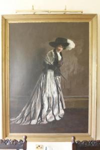 GUNTHER Edith 1887,Portrait of a lady,1910,Golding Young & Mawer GB 2017-11-29
