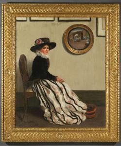 GUNTHER Edith 1887,The Mirror,1910,Dreweatts GB 2015-03-25