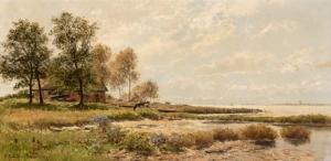 GUNTHER NAUMBURG Otto 1856-1941,Coastal Landscape with Cottage,William Doyle US 2021-05-19