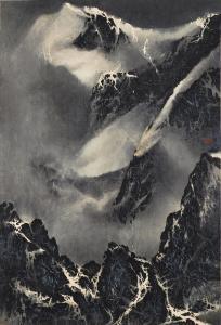 GUOSONG LIU 1932,Snow Mountains,1988,Sotheby's GB 2024-04-09