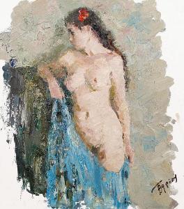 gurin vasili i 1939,Standing nude,Bonhams GB 2009-11-11