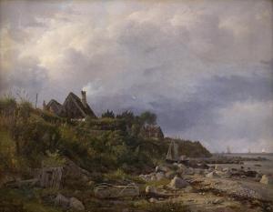 GURLITT Louis 1812-1897,Küste bei Hellebaek,1833,Galerie Bassenge DE 2023-11-30