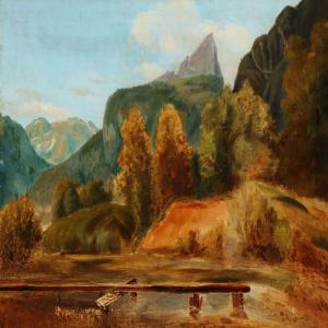 GURLITT Louis 1812-1897,Landscape from Berchtesgaden,Bruun Rasmussen DK 2015-11-23
