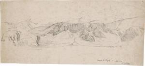 GURLITT Louis 1812-1897,Monte St. Angelo bei Sorrent,1846,Galerie Bassenge DE 2023-12-01