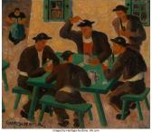 GURSCHNER Herbert 1901-1975,The card players,Heritage US 2019-06-07