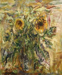 GUSEV Yuri 1928-2012,Sunflowers,1992,Bonhams GB 2012-12-16