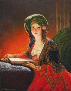GUSTAVSON Herman, Henry 1864-1912,Oriental Woman,1866-67,Palais Dorotheum AT 2016-06-30