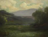 GUSTAVSON Herman, Henry 1864-1912,Summer Fog, Marin County,Clars Auction Gallery US 2015-10-18