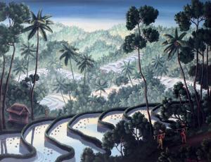 Gusti Agung Dewi Monalisa 1983,Going to Work on the Ricefields of Bali,2012,Sidharta ID 2021-02-20