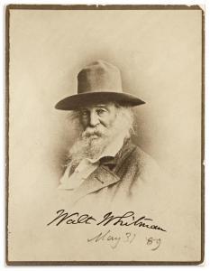 GUTEKUNST FREDERICK 1831-1917,Portrait of Walt Whitman,1880,Swann Galleries US 2024-02-15