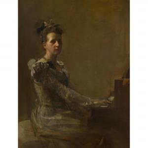GUTHRIE James,THREE QUARTER LENGTH PORTRAIT OF MISS ISABELLA GAR,1899,Lyon & Turnbull 2021-12-09