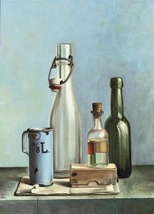 GUTTER Piet 1944,A still life with bottles,1990,Christie's GB 2010-09-07