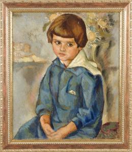 Guttero Alfredo 1882-1932,Ritratto di bambina,1926,Cambi IT 2013-12-02