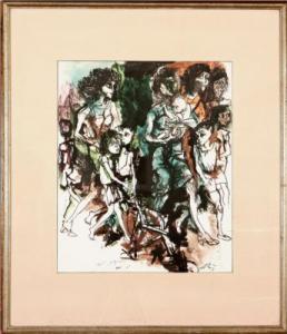 Guttuso Renato 1911-1987,Senza titolo,1961,Capitolium Art Casa d'Aste IT 2011-06-13