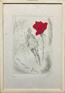 Guttuso Renato 1911-1987,Una rosa per Keino,Il Ponte Casa D'aste Srl IT 2024-04-24