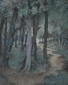 GUY Cyril Graham 1900-1900,Woodland scene,Burstow and Hewett GB 2011-01-26