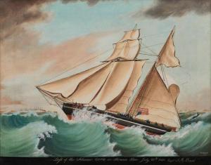 GUY EVANS James 1810-1860,Loss of the Schooner Cora,Grogan & Co. US 2022-11-05